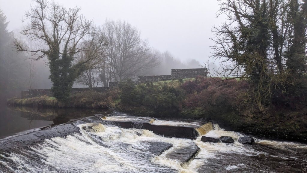 Waterfall at Lovers Retreat in the fog