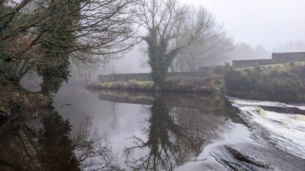 Waterfall at Lovers Retreat in the fog