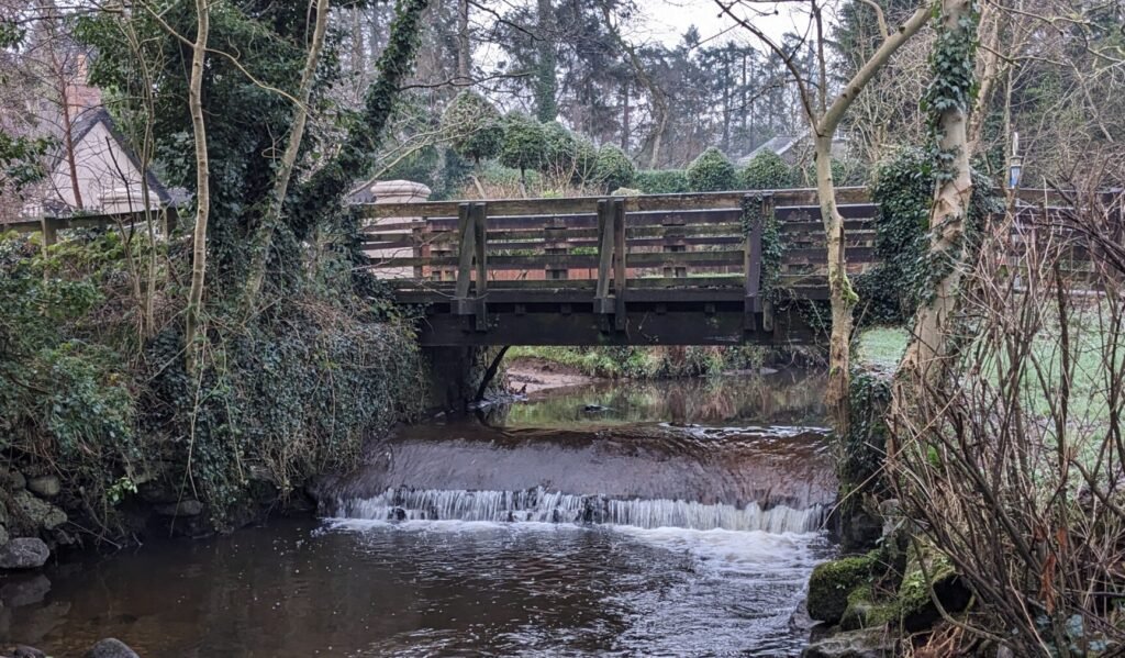 Lovers Retreat Bridge over stream