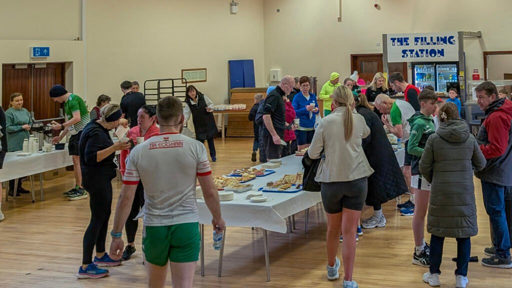 After race treats at Omagh CBS (Christian Brothers School) annual 10K race (2025)